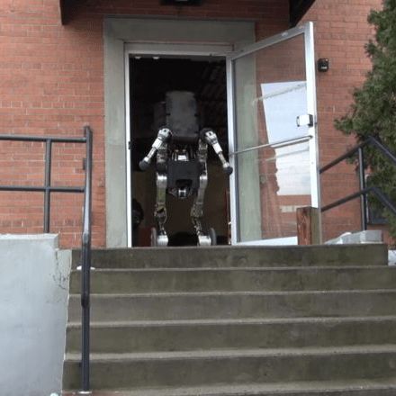 Boston Dynamics’ newest robot is six feet tall, lifts 100 pounds, and jumps up to four feet
