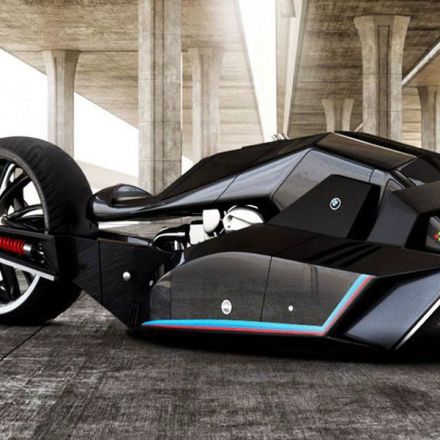BMW's New Motorcycle Concept Is Half Shark, Half Batmobile