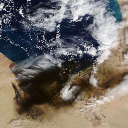 Shocking NASA Satellite Photos Reveal Large Area Covered in Black Smoke Caused by Oil Fires