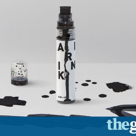 Magic black: Air-Ink, the artists' supplies made from vehicle pollution.