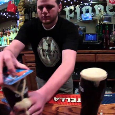 Guinness Flip by RussD at Finnegans Pub Hoboken