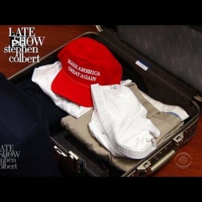 Trump Packs A Suitcase For His First Foreign Trip