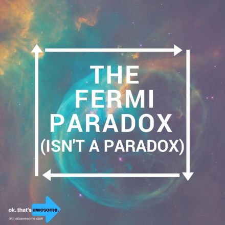 The Fermi Paradox (Isn't a Paradox)