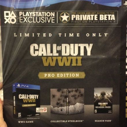 Call of Duty: WWII Pro Edition revealed, includes game, steelbook, and Season Pass