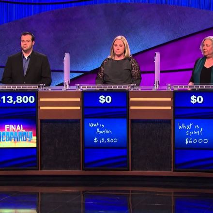 Unusual Jeopardy! 3 way loss (1/18/16)