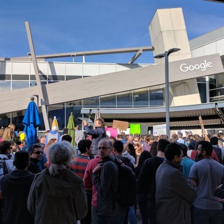 Google employees staged a protest over Trump’s immigration ban
