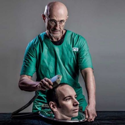 A doctor is ready to perform first human head transplant