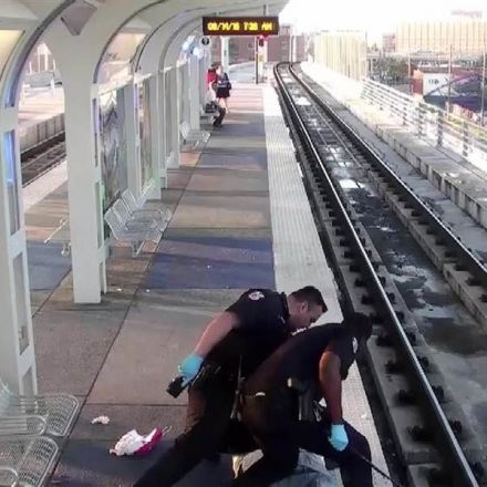 Caught on camera: Texas transit cop resigns after train station baton beating