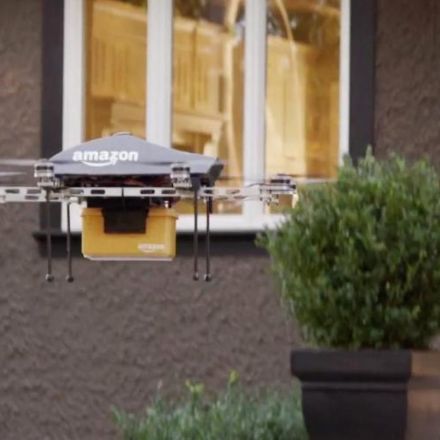 Amazon wins patent for a flying warehouse that will deploy drones to deliver parcels in minutes