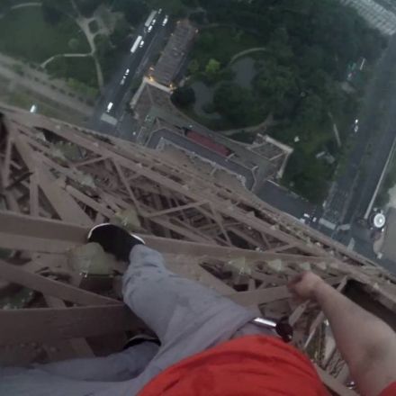 Climbing the Eiffel Tower + Drone
