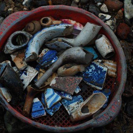 What you can find Mudlarking on the Thames Foreshore in London