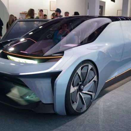 This self-driving electric car might as well be your living room on wheels