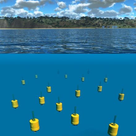 Robot swarm measures the motion of the ocean