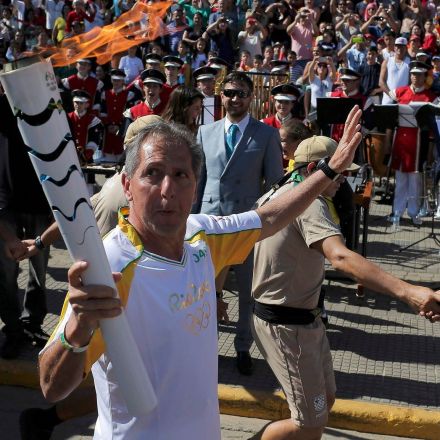 Olympic flame extinguished by Rio protesters