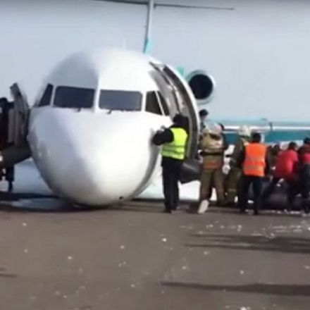 Ace pilots belly land passenger jet in Kazakhstan, all 116 passengers safe (VIDEOS)