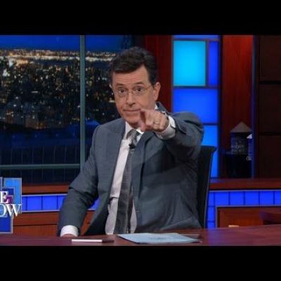 Stephen Colbert Takes the Gloves Off: Gun Control