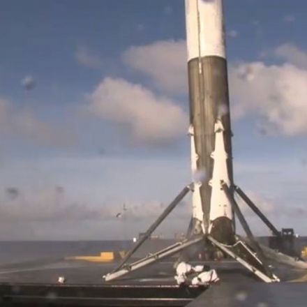 SpaceX successfully lands a Falcon 9 rocket at sea for the third time