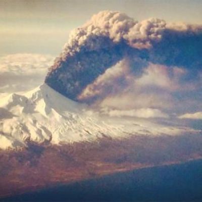 ​Alaska Volcanic Eruption Creates 20,000-ft. Ash Plume