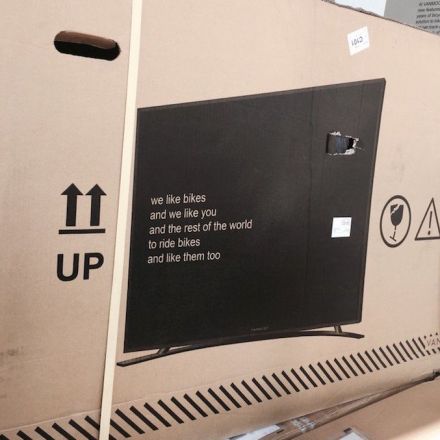 Bike manufacturer sees huge reduction in delivery damage by printing TV on the box