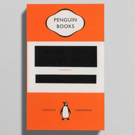 The Cover of George Orwell’s 1984 Becomes Less Censored with Wear and Tear