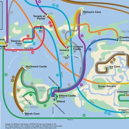Your Favorite Childhood Video Games Are Now Transit Maps