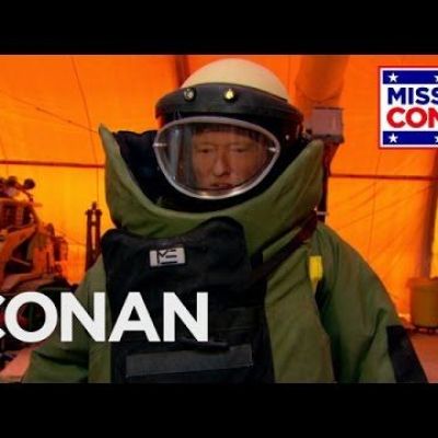 Conan Joins The Explosive Ordinance Disposal Division