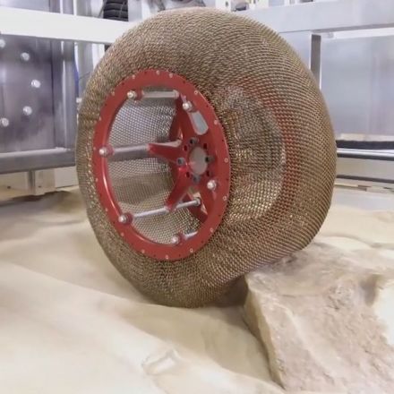NASA created a new chainmail tire that can transform its shape