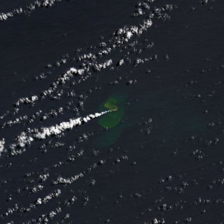 NASA’s Earth Observatory spots newly birthed island in the Pacific