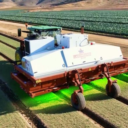Laser “death ray” kills weeds 80x faster than humans