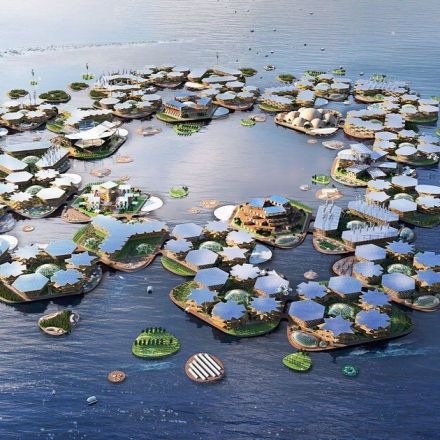 BIG's floating city to be built in south korea as part of UN-backed plan