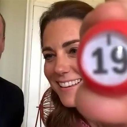 Prince William and Kate Middleton were guest bingo callers in call to nursing home