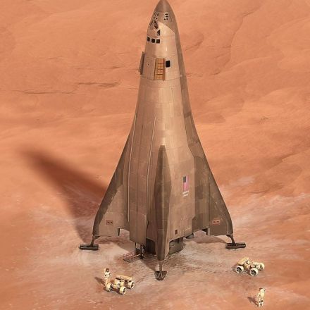 Lockheed Martin unveils fully reusable crewed Martian lander
