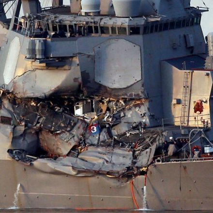 Exclusive: U.S. warship stayed on deadly collision course despite warning - container ship captain