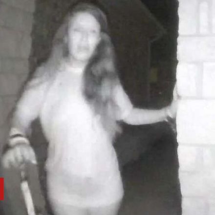 Search for US night-caller in strange CCTV