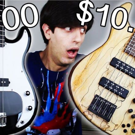 $100 Bass Guitar Vs. $10,000 Bass Guitar
