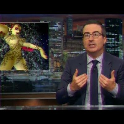 Strikes out at Trump: Last Week Tonight with John Oliver.