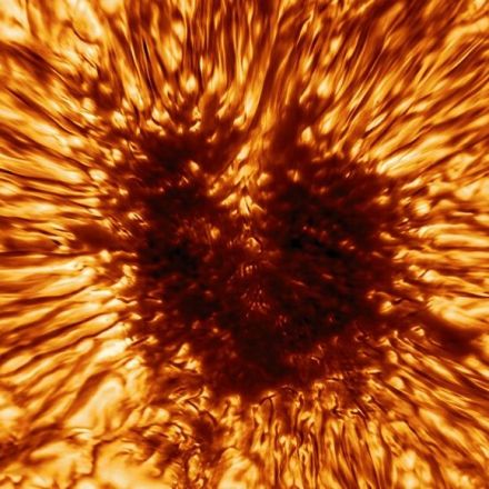 This new image reveals a sunspot in unrivaled detail