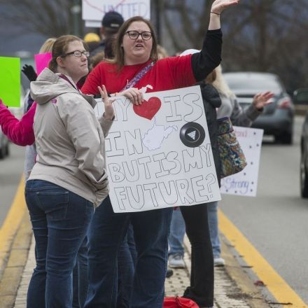 West Virginia schoolteachers' strike enters fourth day as they protest pay among the worst in the nation
