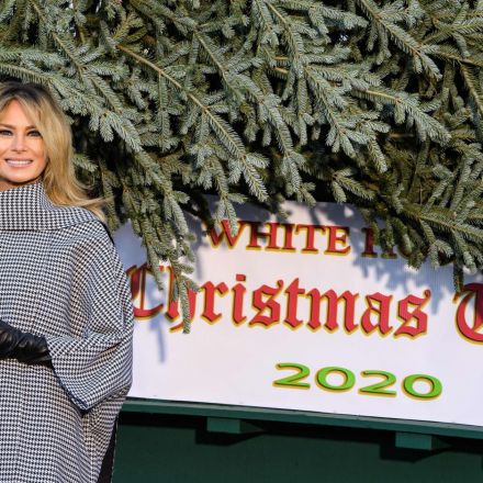 Melania welcomes White House tree after being caught on tape saying ‘who gives a f***’ about Christmas