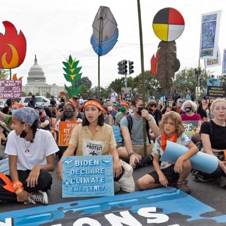 Over 650 People Arrested in D.C. During Week of Indigenous-led Climate Action Calling on Biden to be the Climate Leader he Promised to be