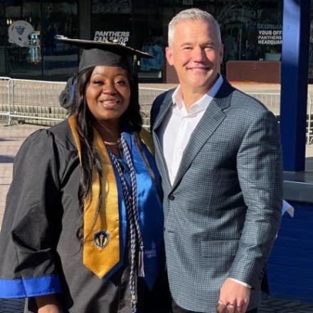 She just graduated from college. She said her Uber passenger made it possible.