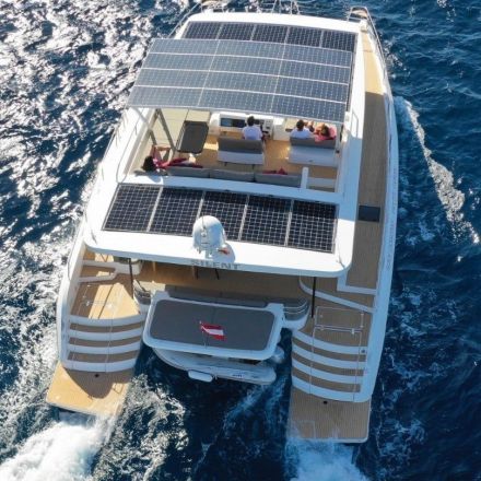 Silent 55 yacht promises up to 100 miles of solar-powered cruising per day