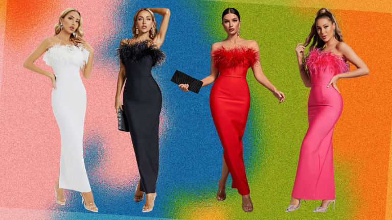 Try CATCHALL's collection of feather dresses in different sizes, colors, and styles. The price is affordable, the quality is guaranteed, and it is definitely a good brand worth shopping with confidence.