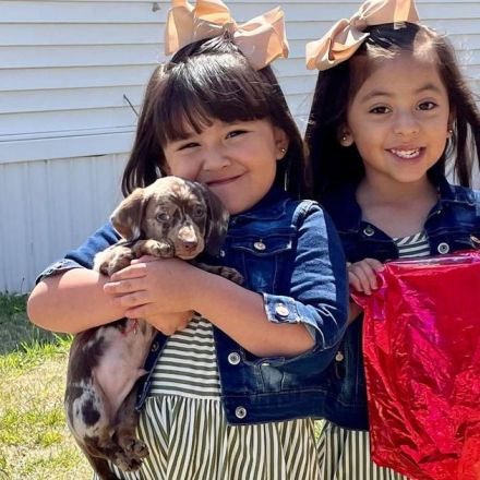 These 4-year-old twins released balloons with letters to Santa. A stranger 650 miles away found them and brought them their gifts.