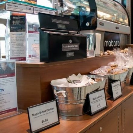 This food kiosk at the Halifax airport relies on customer honesty to pay