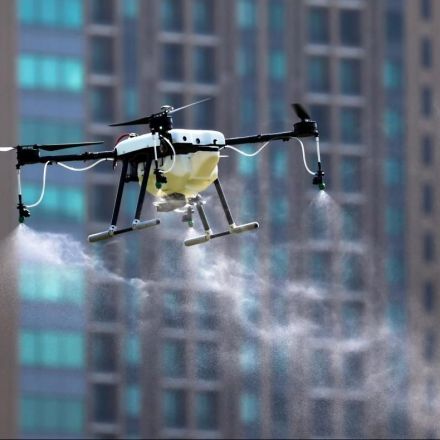 Photos: Bangkok fights air pollution with water-spraying drones