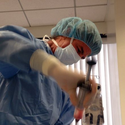 A man who received a stem-cell transplant for multiple sclerosis can walk and dance again after suffering from the disease for a decade
