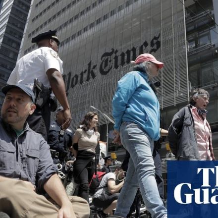 Arrests at protest over New York Times' 'unacceptable' climate coverage