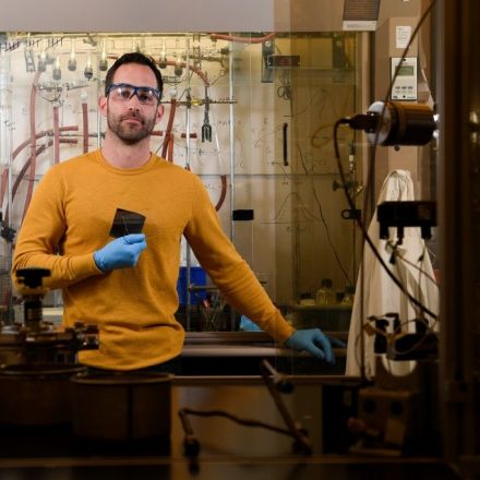 NREL scientists are developing windows that can generate electricity and provide their own shade