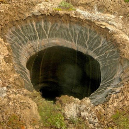 Oozing Methane Blasts Holes in Siberian Tundra